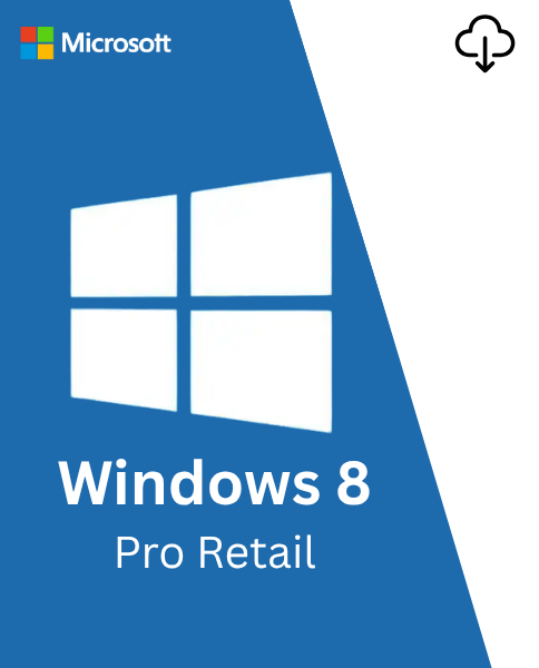 Microsoft Windows 8 Pro Retail license