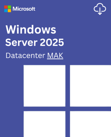 Microsoft Windows Server 2025 Datacenter MAK 1000 PC