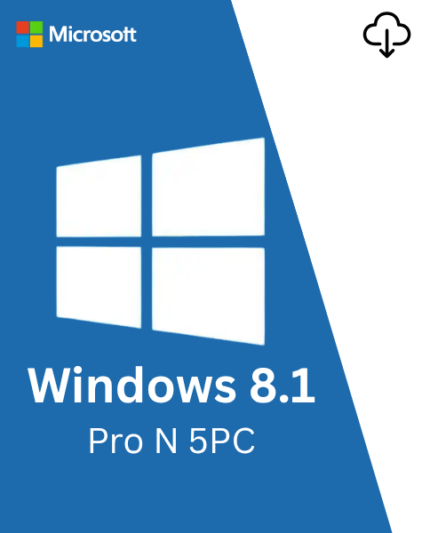 Microsoft Windows 8.1 Pro N license