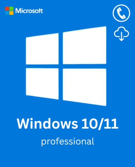 Microsoft Windows 10/11 Pro by phone key
